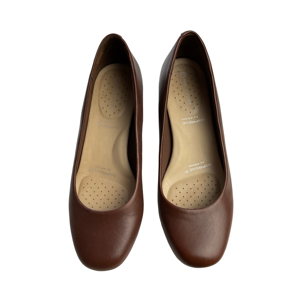 Rockport Brown Leather Adiprene Upper Shoe size 7W